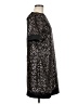Shein 100% Polyester Tweed Black Cocktail Dress Size 8 - 10 - photo 4