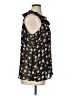 Fun2Fun Floral Black Sleeveless Blouse Size 1X - photo 4