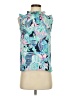 Lilly Pulitzer 100% Polyester Blue Sleeveless Blouse Size XXS - photo 1