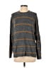 American Eagle Outfitters Stripes Gray Pullover Sweater Size M - photo 1