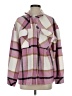 Entro 100% Polyester Plaid Pink Fleece Size S - photo 1