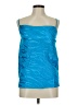 River Island Blue Sleeveless Blouse Size 8 - photo 1