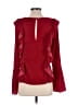 Amaryllis 100% Polyester Red Long Sleeve Blouse Size XS - photo 2