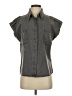 Unbranded Gray Sleeveless Button-Down Shirt Size S - photo 1