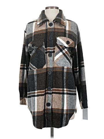 Goodnight Macaroon Long Sleeve Button-Down Shirt (view 1)