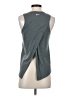 Nike 100% Polyester Gray Sleeveless T-Shirt Size S - photo 2