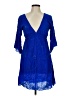 Cool Change 100% Rayon Blue Cocktail Dress Size M - photo 1