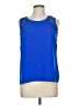 Brixon Ivy 100% Polyester Blue Sleeveless Blouse Size M - photo 1