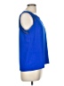Brixon Ivy 100% Polyester Blue Sleeveless Blouse Size M - photo 4