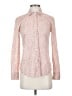 J.Crew 100% Cotton Polka Dots Pink Long Sleeve Blouse Size 0 - photo 1