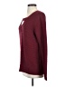 Dee Elly 100% Acrylic Burgundy Pullover Sweater Size S - photo 5