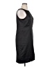 Anne Klein Solid Black Cocktail Dress Size 14 - photo 4