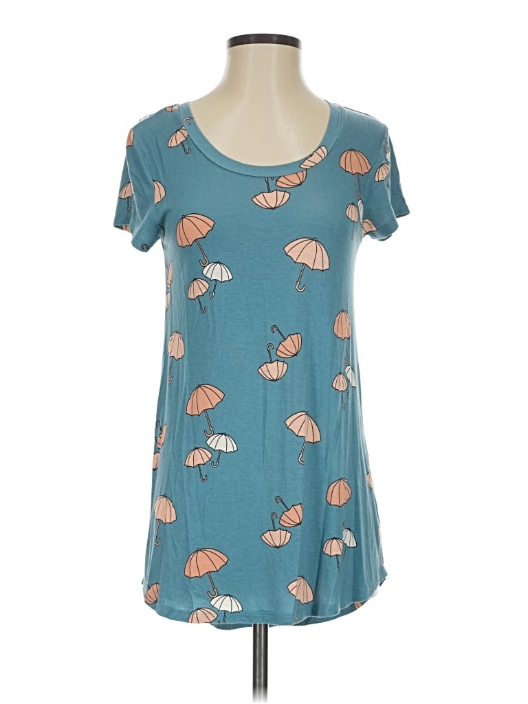 Pre-owned Downeast Short Sleeve T-shirt In Teal