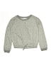 Splendid Gray Long Sleeve T-Shirt Size 12 - photo 1