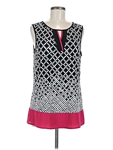 Roz & Ali Sleeveless Blouse (view 1)