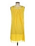 Casting 100% Polyester Yellow Casual Dress Size Sm (1 or S) - photo 2