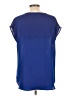 Sugar Lips Blue Short Sleeve Blouse Size L - photo 2