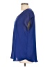 Sugar Lips Blue Short Sleeve Blouse Size L - photo 5