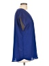 Sugar Lips Blue Short Sleeve Blouse Size L - photo 4