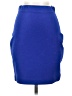 Unbranded 100% Polyester Solid Blue Casual Skirt Size XS - photo 1
