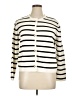 Assorted Brands Stripes Ivory Cardigan Size XL - photo 1