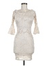 Leyva's Ivory Cocktail Dress Size M - photo 1