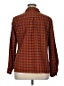 Notations Plaid Brown Long Sleeve Blouse Size XL - photo 2