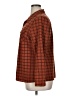 Notations Plaid Brown Long Sleeve Blouse Size XL - photo 5
