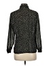 Villager 100% Polyester Polka Dots Black Long Sleeve Blouse Size M - photo 2