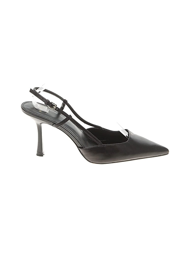 Pre-owned Mango Sandals In Black