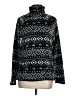 Eddie Bauer 100% Polyester Print Black Turtleneck Sweater Size M - photo 1