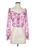 Shein 100% Polyester Pink Long Sleeve Blouse Size 4 - photo 1