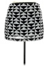 Zara Graphic Silver Casual Skirt Size XL - photo 2