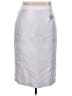 gmi 100% Polyester Solid Silver Formal Skirt Size 18 - photo 1
