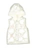 Little Lass 100% Polyester Solid Ivory Vest Size 3T - photo 1