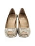 Stuart Weitzman Tweed Gold Green Heels Size 8 1/2 - photo 2