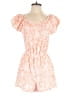 Pink Lily 100% Polyester Orange Romper Size S - photo 1