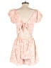 Pink Lily 100% Polyester Orange Romper Size S - photo 2