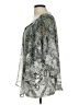 Roz & Ali Silver Gray Short Sleeve Blouse Size L (estimated) - photo 5