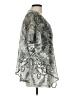 Roz & Ali Silver Gray Short Sleeve Blouse Size L (estimated) - photo 4