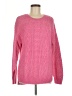CAbi Chevron-herringbone Pink Pullover Sweater Size M - photo 1
