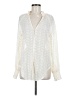 Guess 100% Polyester Ivory Long Sleeve Blouse Size M - photo 1