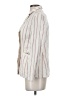 By Anthropologie Stripes White Ivory Blazer Size 4 - photo 5