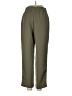 Zara 100% Polyester Solid Green Casual Pants Size M - photo 2