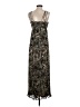 Muse 100% Polyester Animal Print Black Cocktail Dress Size 4 - photo 2