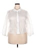 Just Fab 100% Polyester White 3/4 Sleeve Blouse Size XXL - photo 1