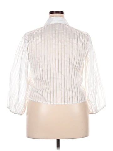 Just Fab 3/4 Sleeve Blouse (view 2)