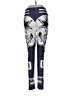 Assorted Brands Graphic Blue White Leggings One size - photo 2