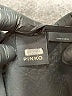 Pinko 100% Polyester Metallic Black Cocktail Dress Size 6 - photo 7