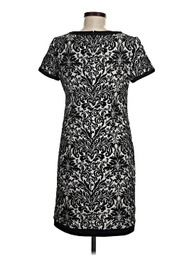 chinese dress ladies Sandra Darren 75827 - Open Front Jacket Sheath Dress M / Navy